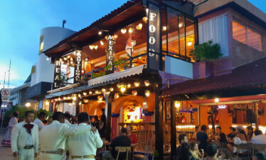 Restaurantje met mariachi op de 5th Avenue in Playa del Carmen