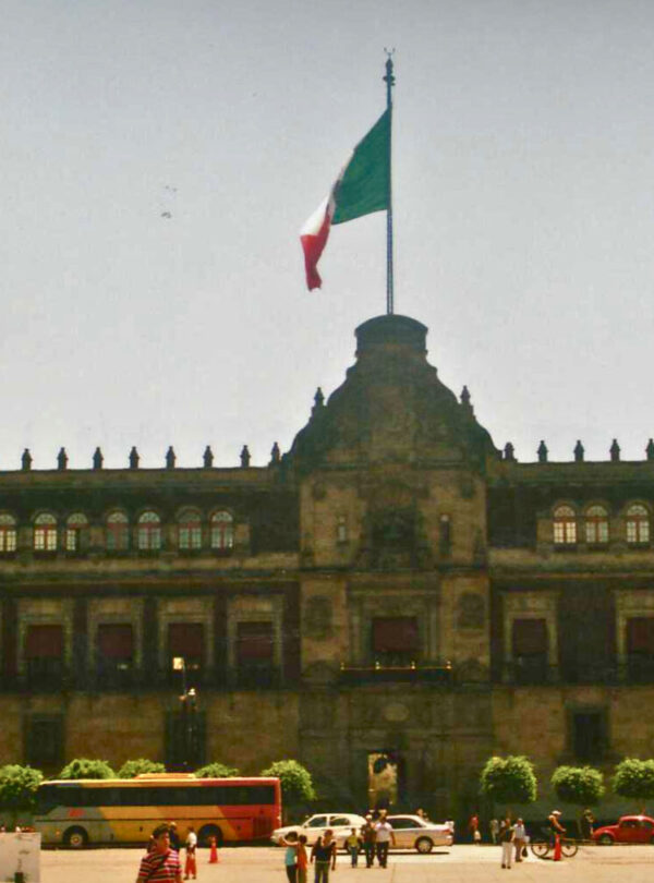 Palacio Nacional in Mexico Stad