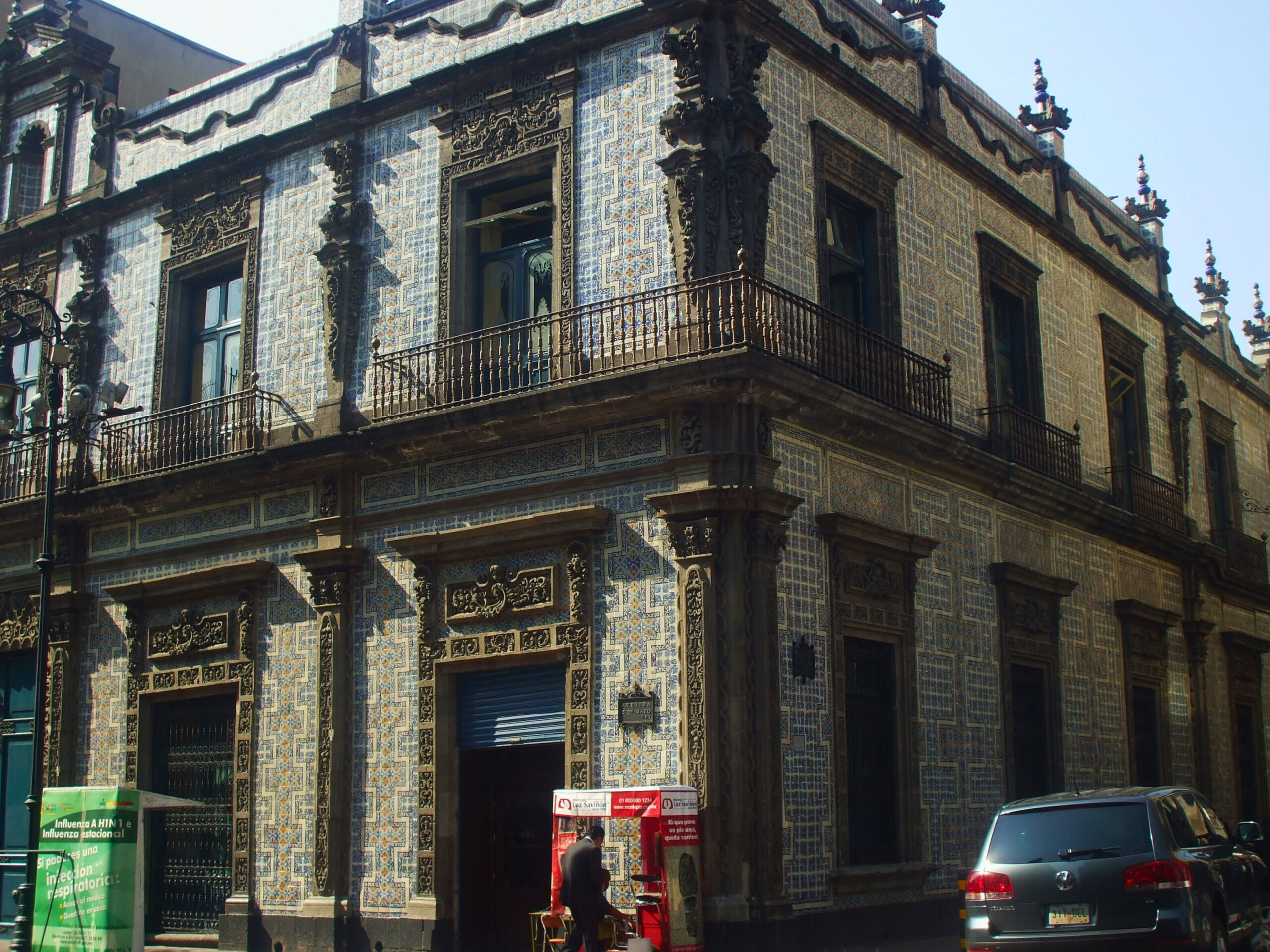 Huis met tegels in Mexico Stad