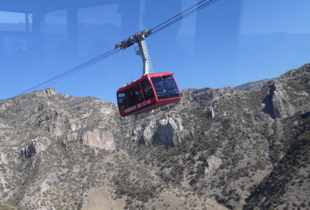Kabelbaan in Copper Canyon