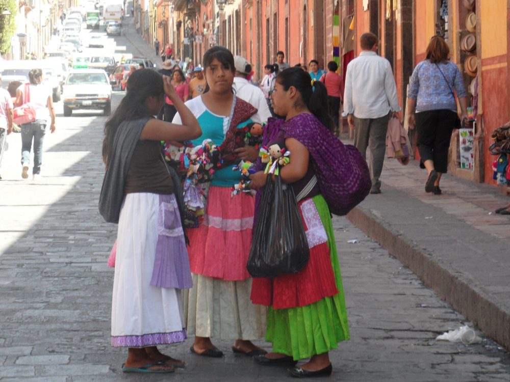 Verkoopsters in Guanajuato